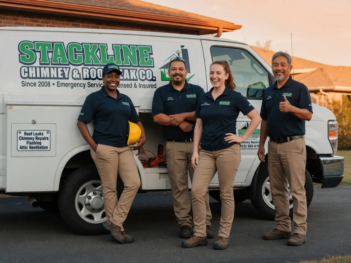 Chimney flashing repair company in Weinert, TX